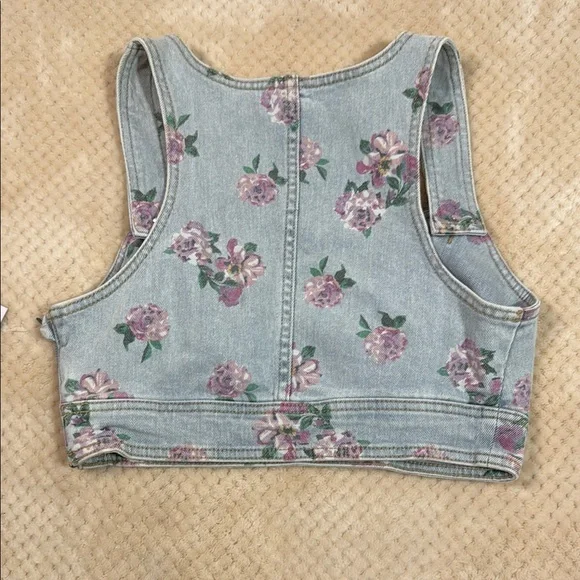 Wild Fable Green Fitted Crop Tank Top - Picture 5 of 8